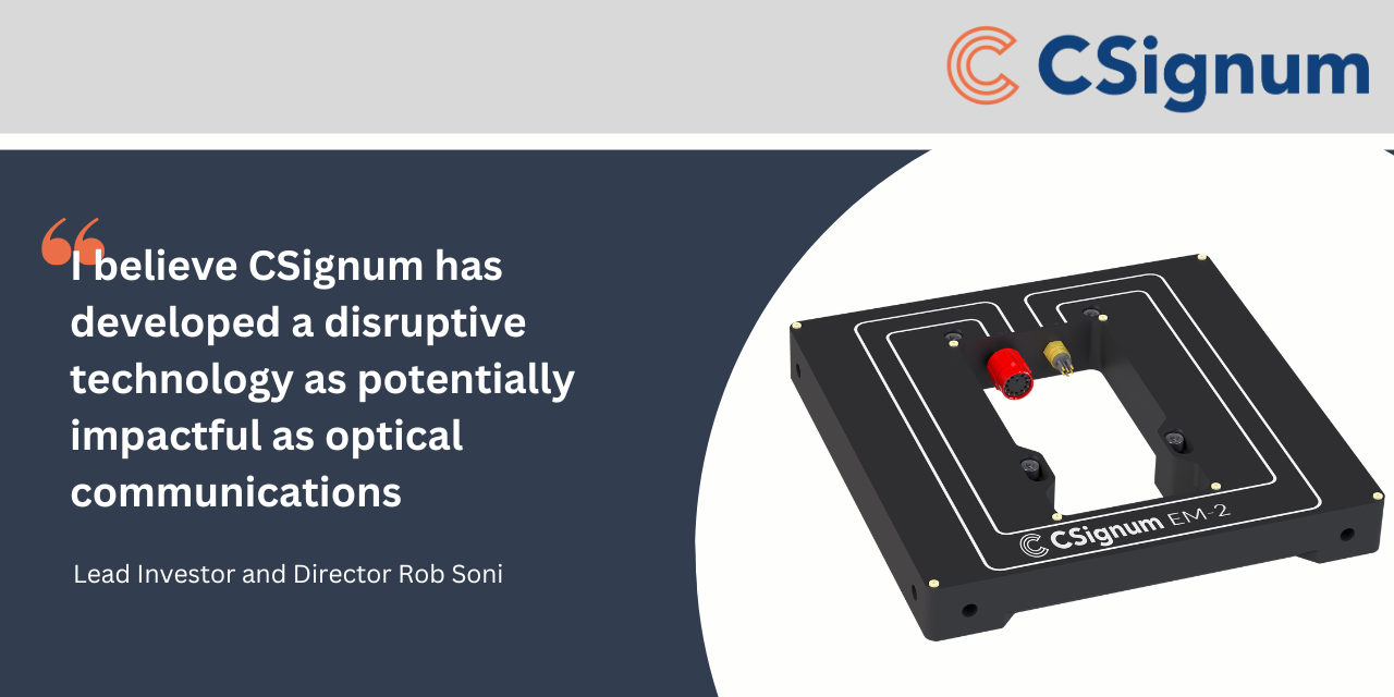 CSignum Secures £1 Million of Funding to Transform Underwater and Underground Sensor Networking
